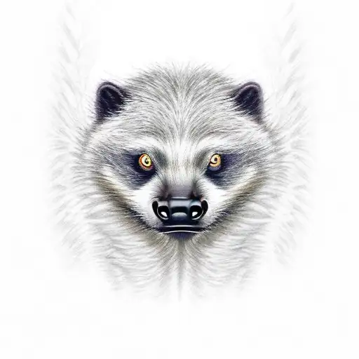 Honey Badger In Russian Military Uniform