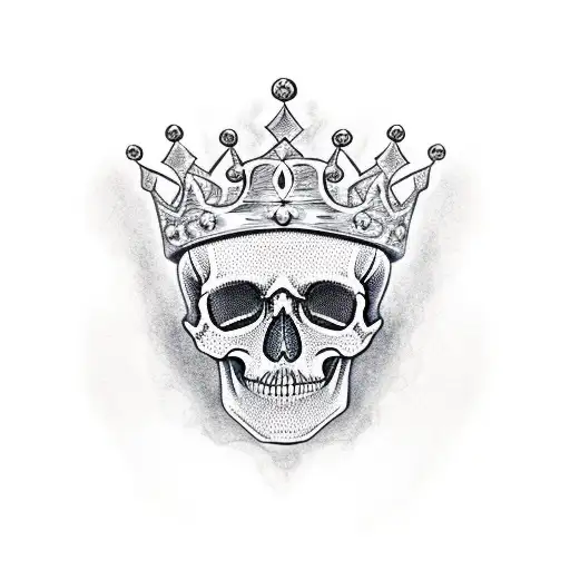 Skull With A Crown