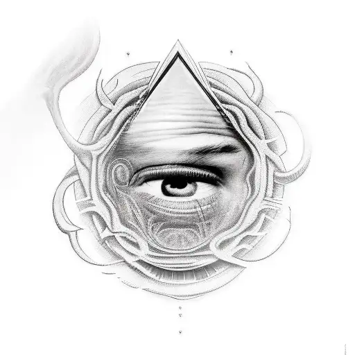 Thousand Eyes Staring At A Guy Gaining Enlightment