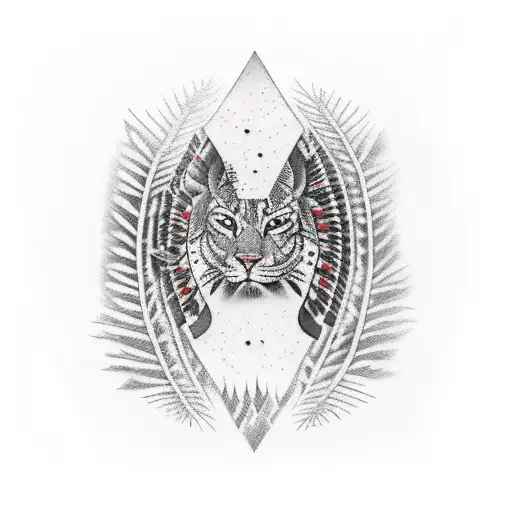 Forest With Native Americans