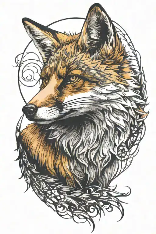 Fox With An Squinted Eye