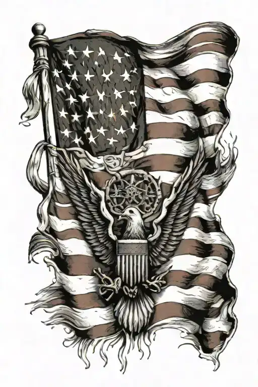 Patriotic American Flag