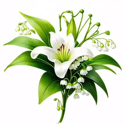 White Lily Of The Valley