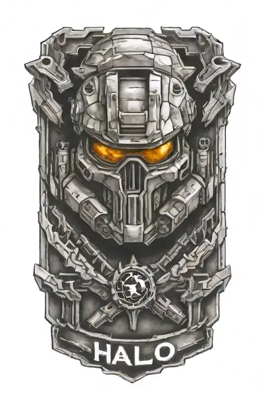 Halo Unsc Tattoo Design
