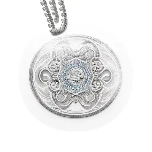 Cuban Chain With Three Pendants