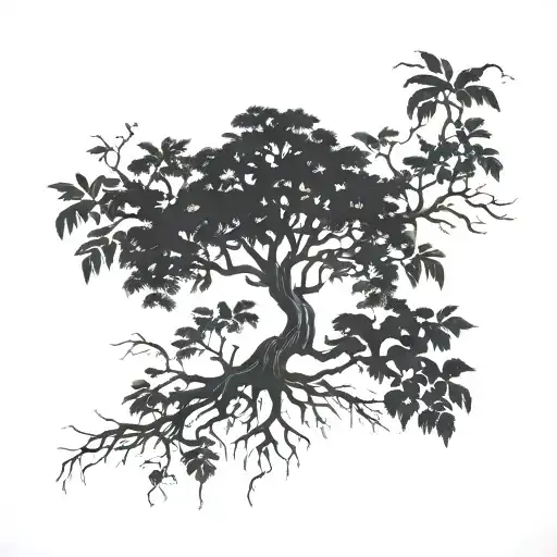 Poison Tree Silhouette