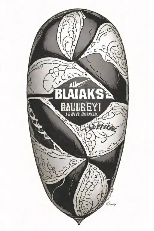 All Blacks Rugby Ball