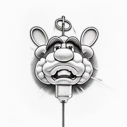 A Realistic Portrait Of Your Favorite Nintendo Character Playing A Musical Instrument