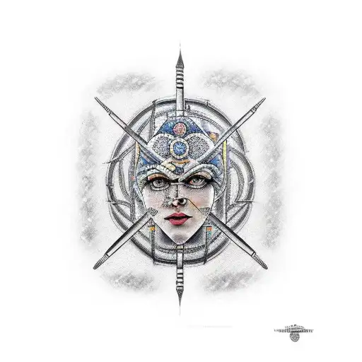 Dna In Form Of Ukrainian Vishivanka