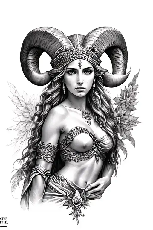 Aries Sexy Goddess Athena