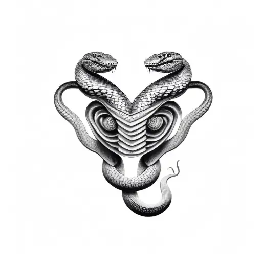 Snake Sleeve Shoulder