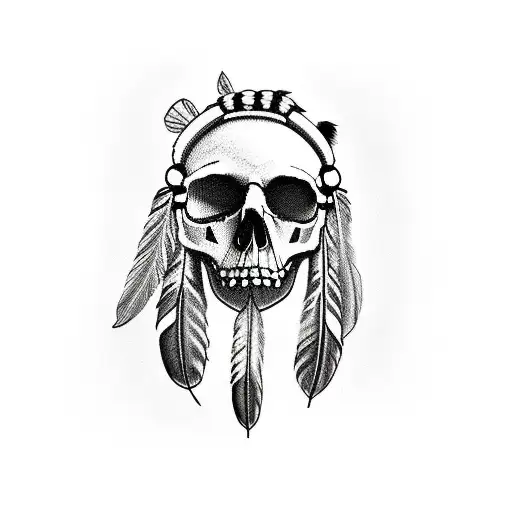 Indian Chief Skull