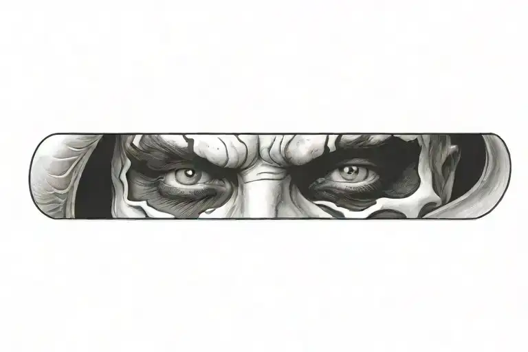 Half-skull Theatrical Mask