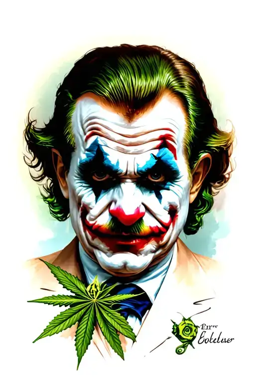 Joker Hitler High On Weed
