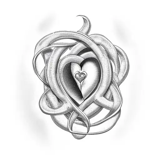 Heart With Infinity Symbol