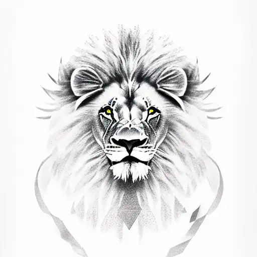 Lion With Spartan Warrior