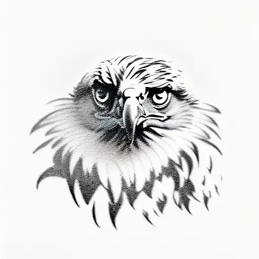 Golden Eagle With Metal Feathers