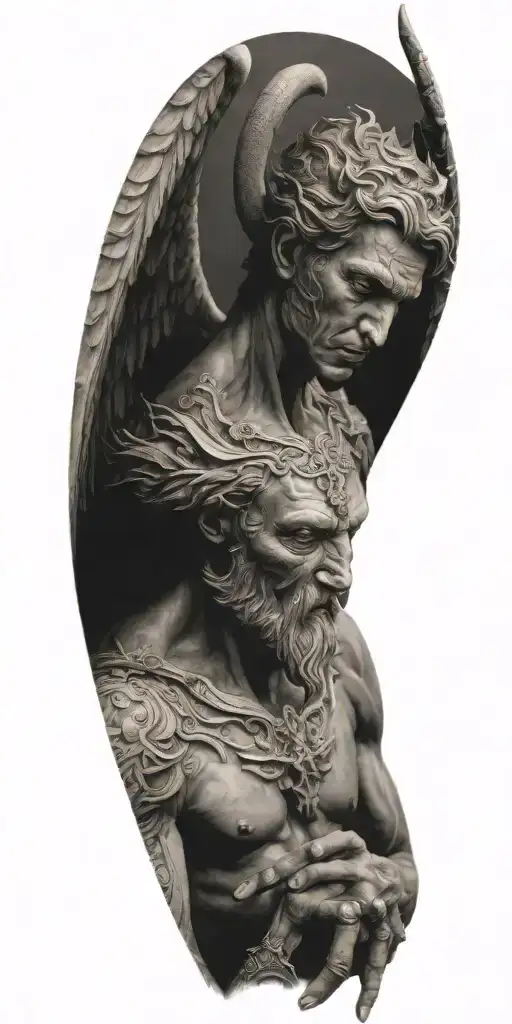 Biblical Angel Half Demon