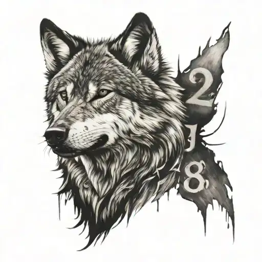 Wolf And Numbers And Jesus Christ