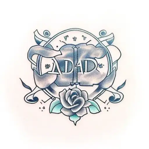 Make Me A Dad Tattoo For My Twin Girls Paisley And Posie