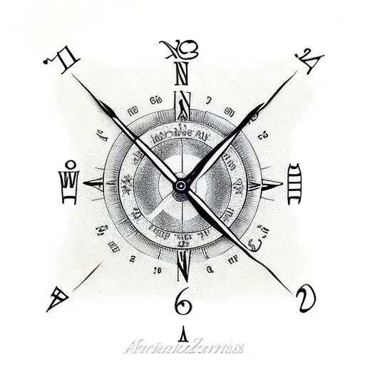 A Clock Compass And Lotus Flower With A Virgo Woman And The Years 2014 And 2015 In It