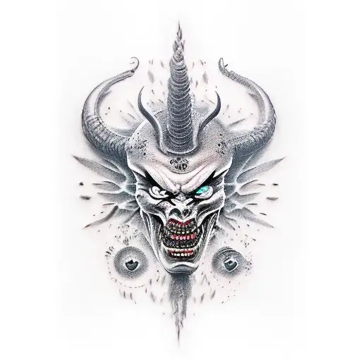 Happy Surface With Inner Demon