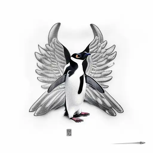 Penguin With Wings