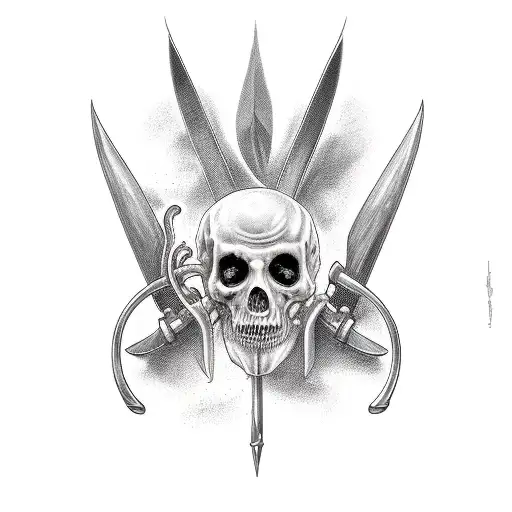 A Realistic Portrait Of Necrophous With His Scythe