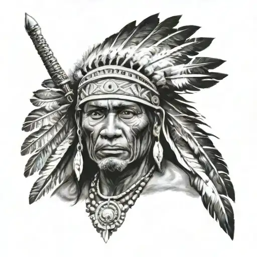 Taino Indian Warrior