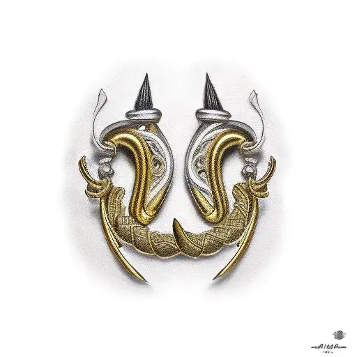 Gold Italian Horn Man