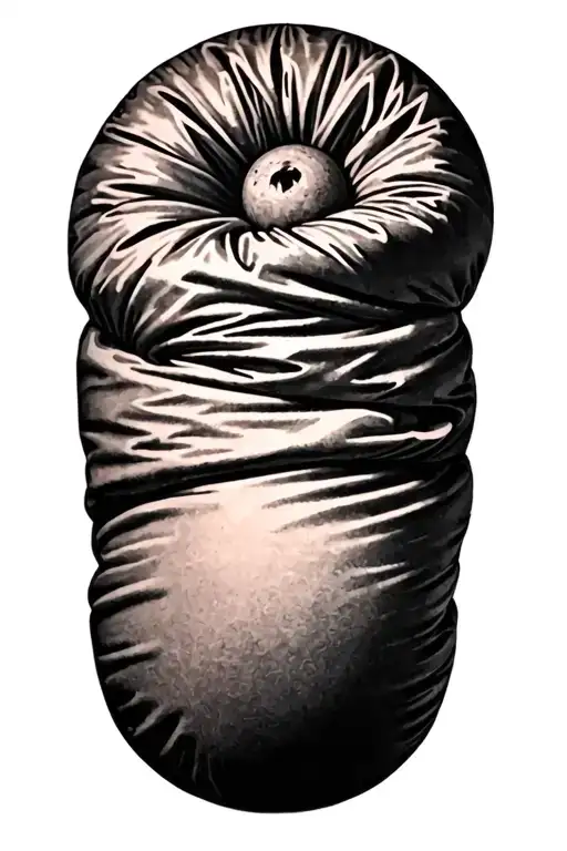 A Ball Sack On A Chin