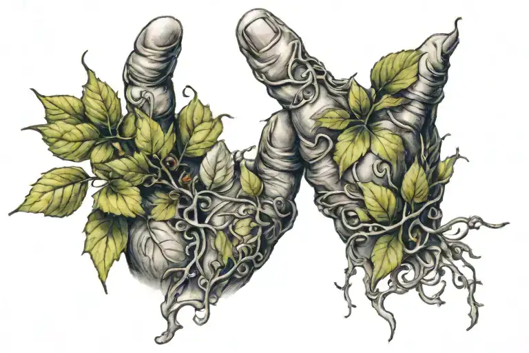 Hand Transformed In Liana Vine