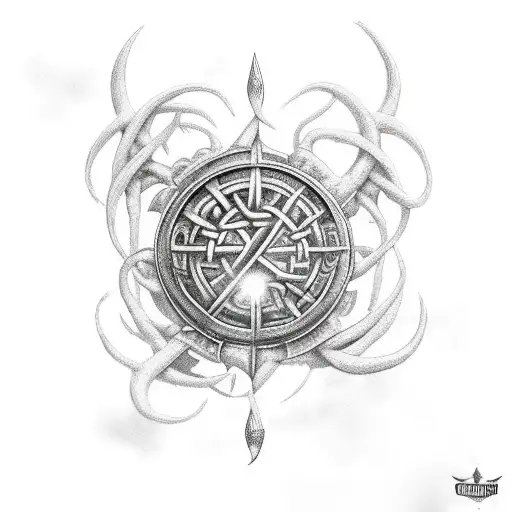 Great A'tuin With Celtic Themes