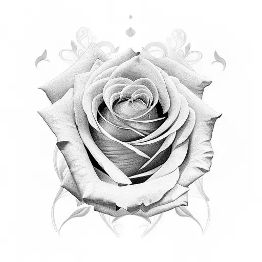 Rose Arabic Caligraphy