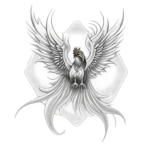 Man Fall And Become A Phoenix