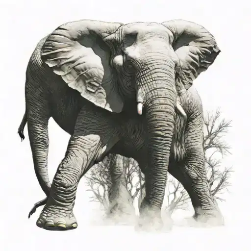 Elephant Standing Proudly