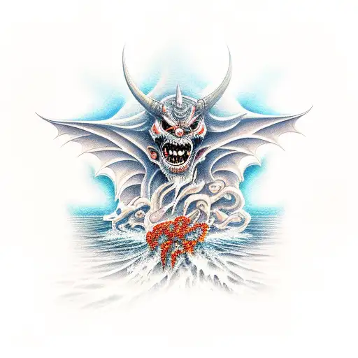 Demons Ghosts Escaping The Water