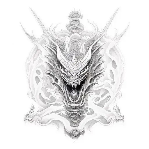 Dragon Con El Yin Y El Yan Entre Rayos