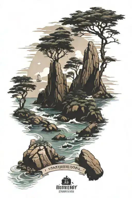 Monterey Bay California Mixed With Los Angeles