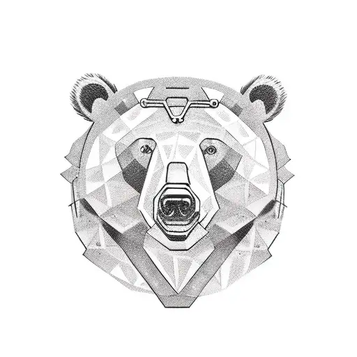 Bear Wearing A Welders Cap