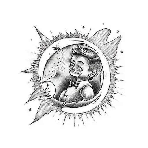 Boy Who Is Best Friends With The Moon