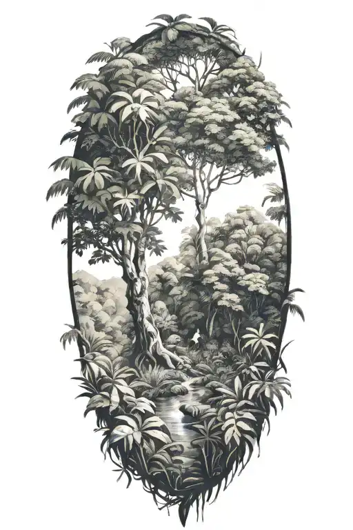 Amazon Forest And Human