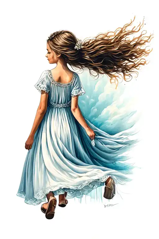 Destiny And Faith Daughter Walking