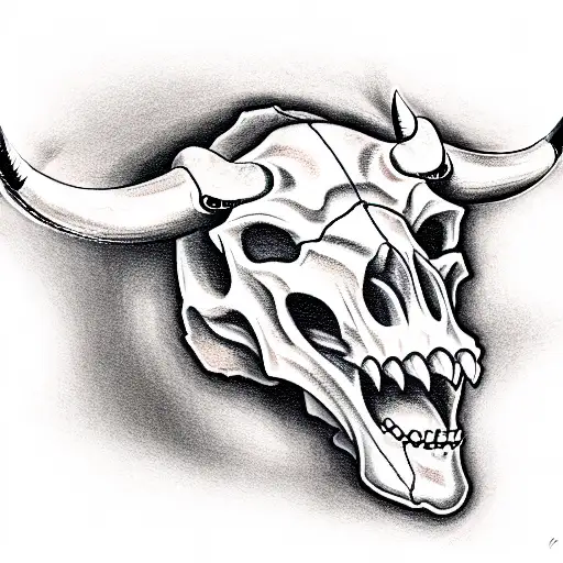 Bull Skull Smile