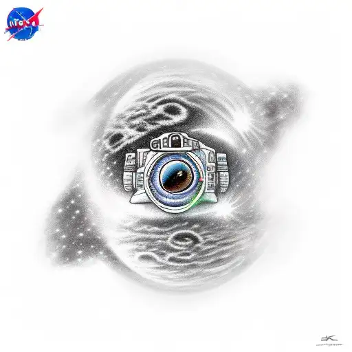 Astronaut With A Black Hole Sleeve