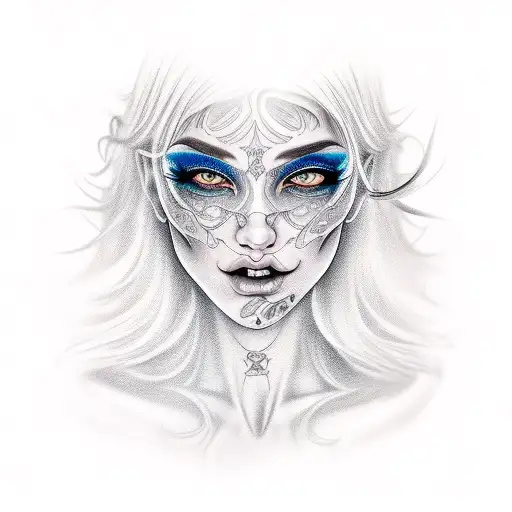 Beautiful Witch Face