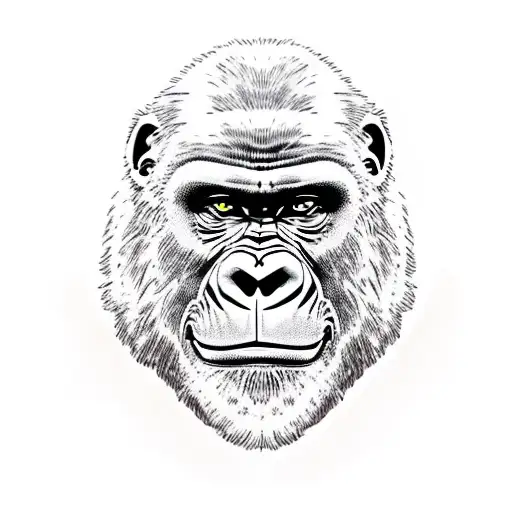 Gorilla With Chain