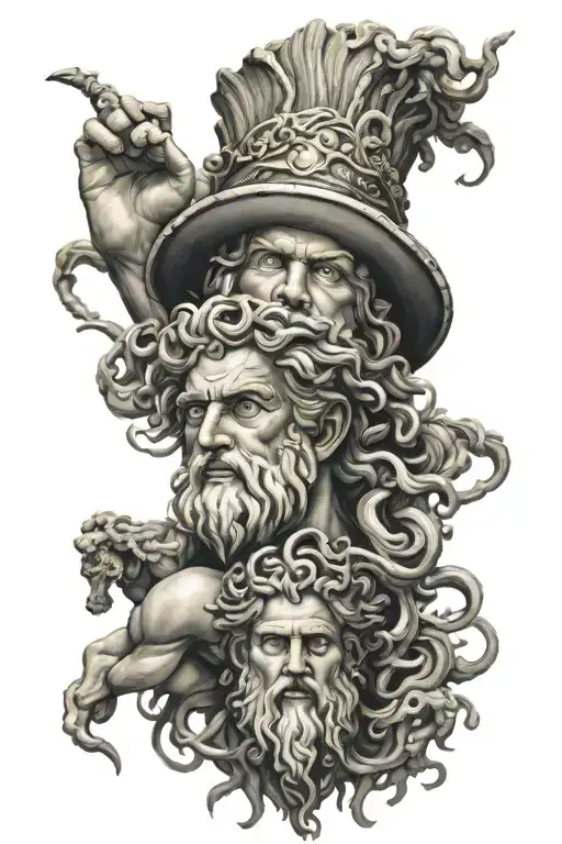 Zeus And Medusa