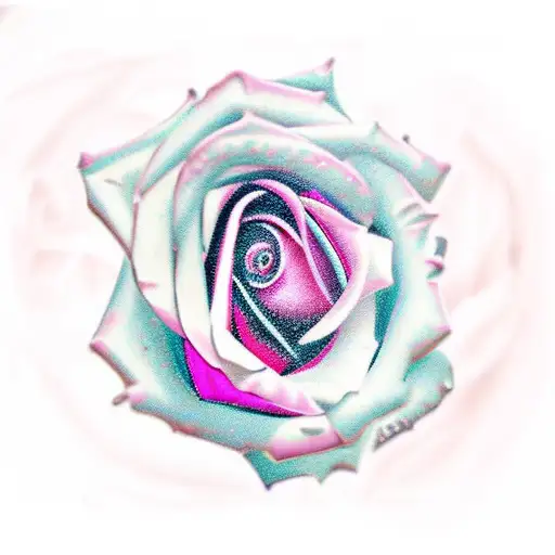 Pink Rose With Mix Colours