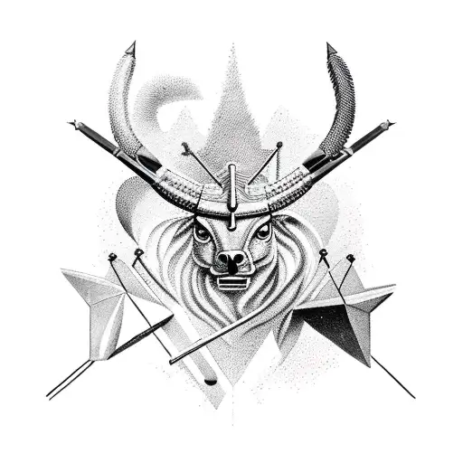 Sagittarius Animal In Woods